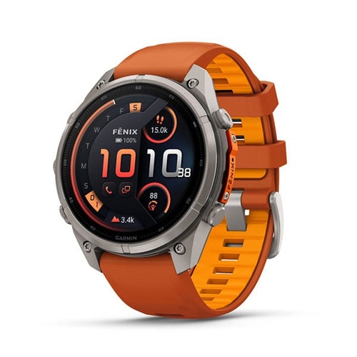 fēnix 9 Pro – inReach, 47 mm, Carbon Gray DLC Titanium with Black/Pebble Gray Silicone Band
