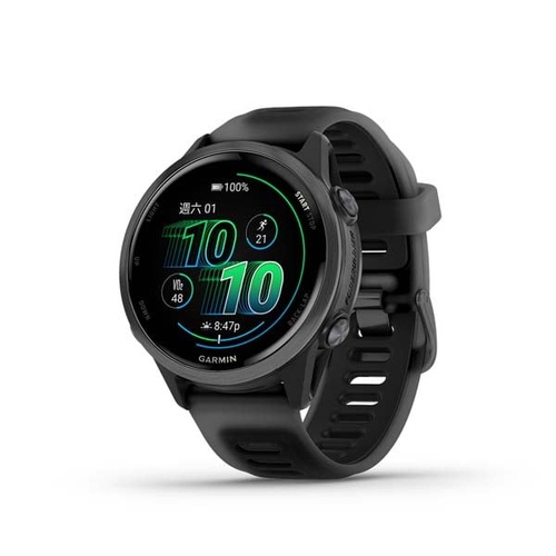 Garmin Forerunner 570 - 42mm, Slate Gray Aluminum with Translucent Black/Black Band