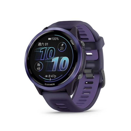Forerunner 570 - 47mm, Indigo Aluminum with Translucent Imperial Purple/Indigo Band