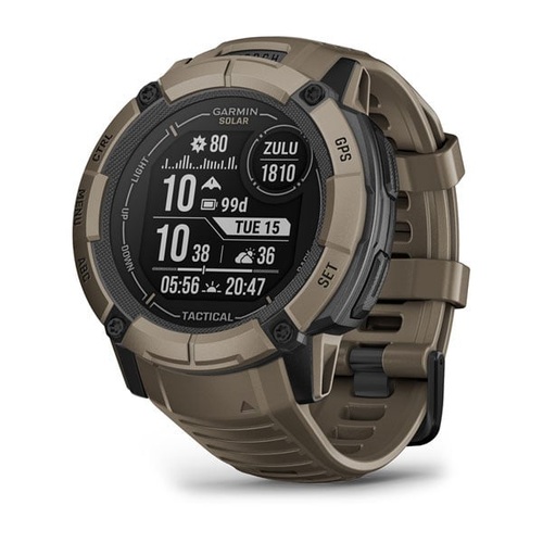 Instinct 2X Solar - Tactical Edition, Tactical Edition - Coyote Tan - 50mm
