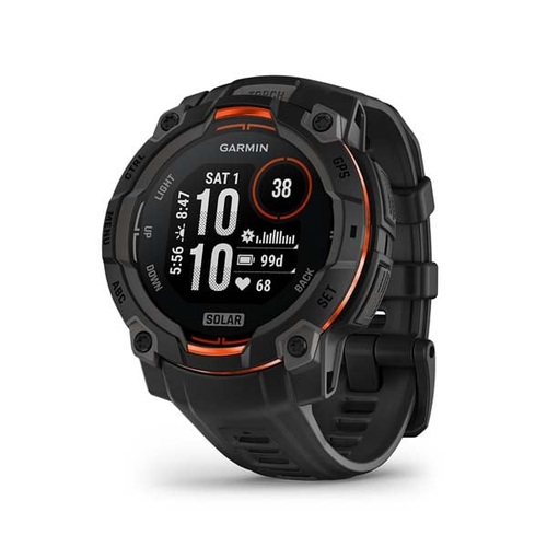 Garmin Instinct 3 – 45 mm, Solar, Black with Black Band