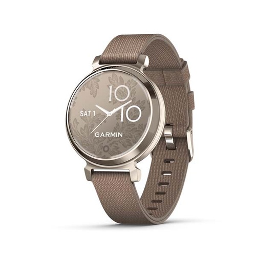 Lily 2 Classic, Cream Gold with Coffee Nylon Band