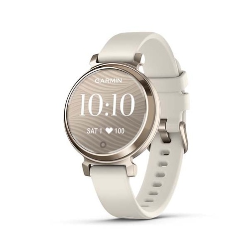 Garmin Lily 2, Cream Gold with Coconut Silicone Band