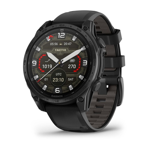 tactix 8 AMOLED, Black DLC Titanium / Black Silicone