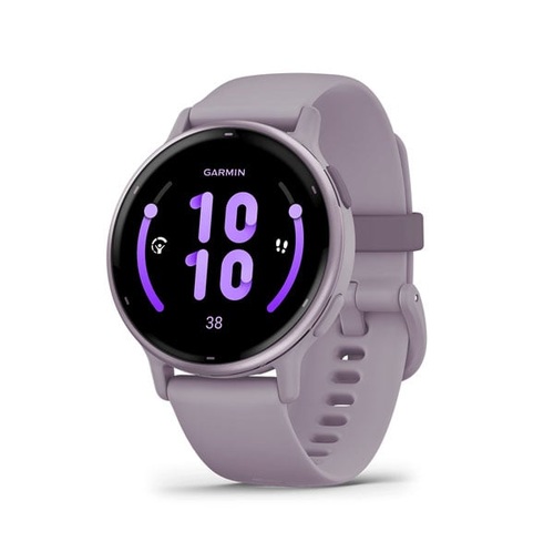 vívoactive 5, Metallic Orchid Aluminum Bezel with Orchid Case and Silicone